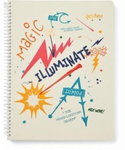 Cuaderno espiral 100 hojas Líneas Magic Illuminate marca Nottas