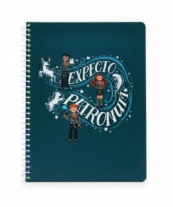 Cuaderno espiral 100 hojas Líneas Expecto Patronum marca Nottas