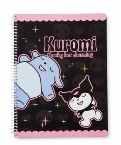 Cuaderno espiral 100 hojas Líneas Kuromi marca Nottas