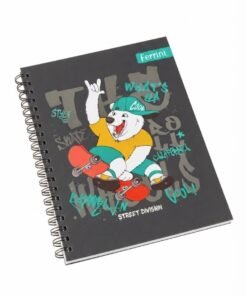 Cuaderno 100 hojas Líneas pasta dura Marca Ferrini