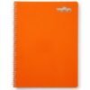 Cuaderno 100 hojas  espiral en blanco Marca Nottas