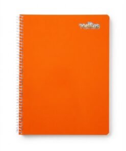 Cuaderno 100 hojas  espiral en blanco Marca Nottas