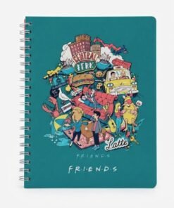 Cuaderno pasta dura Líneas 100 hojas Friends marca Pen+gear