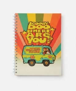 Cuaderno espiral pasta semidura 100 hojas Líneas Scooby-doo marca Pen+gear