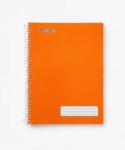 Alternative view of Cuaderno espiral 70 hojas doble línea colores surtidos marca arimany