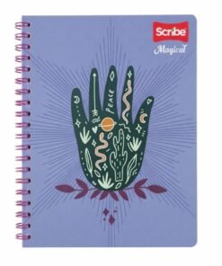 Cuaderno 100 hojas líneas Magical con stickers diseños varios Marca Scribe - Imagen 3
