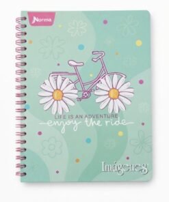 Cuaderno 100 hojas cuadros Imágenes diseños varios Marca Norma