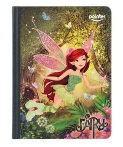 Cuaderno cosido 100 hojas grande líneas pasta semi dura hadas marca Pointer