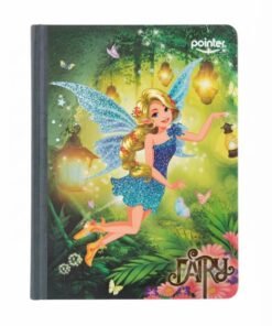 Cuaderno cosido 100 hojas grande líneas pasta semi dura hadas marca Pointer - Imagen 5