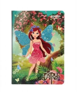 Cuaderno cosido 100 hojas grande líneas pasta semi dura hadas marca Pointer - Imagen 4