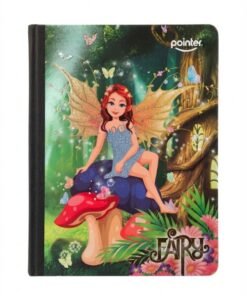 Cuaderno cosido 100 hojas grande líneas pasta semi dura hadas marca Pointer - Imagen 3