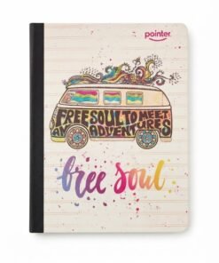 Cuaderno cosido 100 hojas grande líneas pasta semi dura mándalas marca Pointer