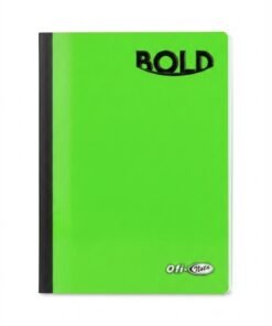 Cuaderno cosido 100 hojas grande líneas pasta semi dura colores surtidos marca Bold - Imagen 6