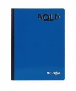 Cuaderno cosido 100 hojas grande líneas pasta semi dura colores surtidos marca Bold - Imagen 4