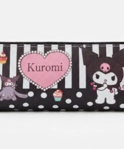Alternative view of Estuche para lápices plástico kuromi Negro y blanco