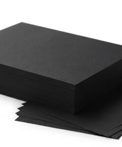 Hojas de papel bond tamaño carta color negro 10 hojas