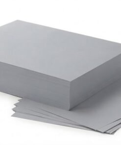 Hojas de papel bond tamaño carta color gris oscuro 10 hojas