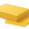 Hojas de papel bond tamaño carta color mostaza 10 Hojas