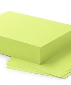 Hojas de papel bond tamaño carta color verde neon 10 Hojas