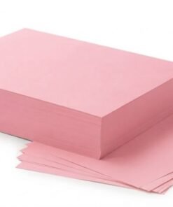 Hojas de papel bond tamaño carta color Rosado baby 10 Hojas
