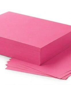 Hojas de papel bond tamaño carta color Fucsia 10 Hojas