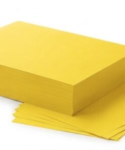 Hojas de papel bond tamaño carta color amarillo huevo 10 Hojas