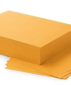 Hojas de papel bond tamaño carta color mandarina 10 Hojas