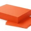 Hojas de papel bond tamaño carta color calabaza 10 Hojas