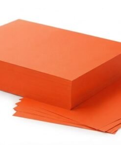 Hojas de papel bond tamaño carta color calabaza 10 Hojas