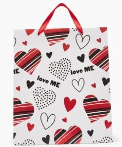 Bolsas de regalo san Valentín varios diseños medidas 28x33x14cm