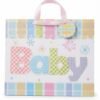 Bolsa de regalo Baby shower carruaje varios diseños medidas 30x25x13cm