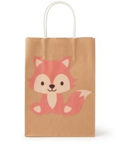 Alternative view of Bolsa de regalo de papel bebé animales medida 25x33x12 cm grande