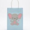Bolsa de regalo de papel bebé animales medida 25x33x12 cm grande
